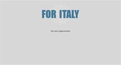 Desktop Screenshot of foritaly.org